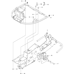 Chassis/Frame for Husqvarna 15 T