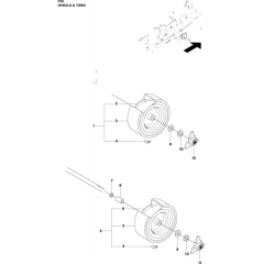 Wheels and Tyres for Husqvarna Rider 16