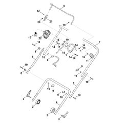 Handle Assembly for Stihl RLA 240.0