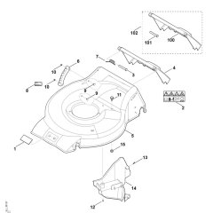 Housing for Stihl RM 253.0 Mower