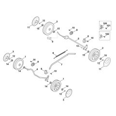 Chassis for Stihl RM 253.1