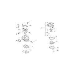 Carburettor for ECHO RM-510