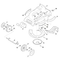 Front Axle Housing for Stihl