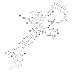 Handle Lower Part for Stihl RM 650.0 VE