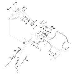 Handle Upper Part for Stihl Mower