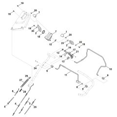 Handle Upper Part for Stihl Mower