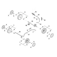 Chassis Assembly for Stihl RM 443.3