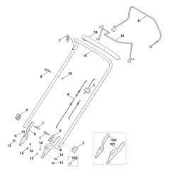 Stihl RM 253.0 T Mower Handle