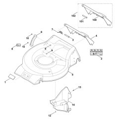 Stihl RM 253.0 T Mower Housing