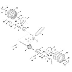 Front Axle & Gear Box Assembly
