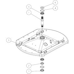 Cutting Assembly -5 for OREC RM830 Mower