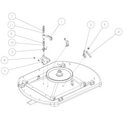 Cutting Assembly -3 for OREC RM88 Mower