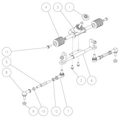 Steering Assembly -2 for OREC RM97 Mower