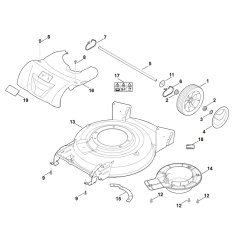 Rear Axle Housing for Stihl Mower