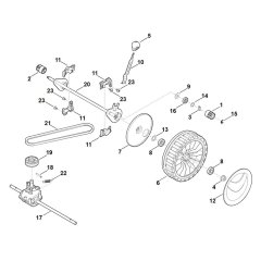 Front Axle & Gear Box for Stihl