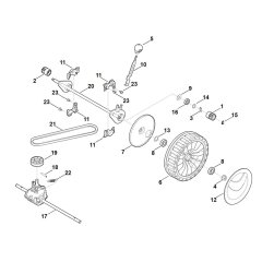 Front Axle & Gear Box for Stihl