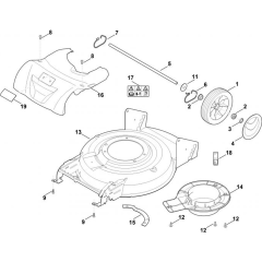 Rear Axle Housing for Stihl