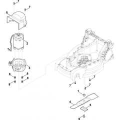 Engine Blade for Stihl RMA 235.0