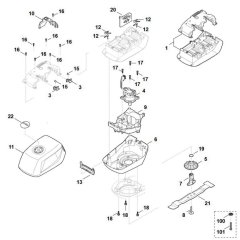 Engine & Blade Assembly