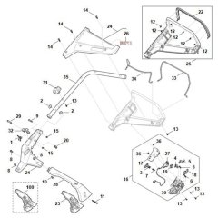 Handle Assembly for Stihl
