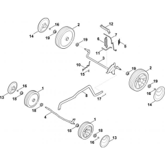 Chassis for Stihl RMA 443.0 C