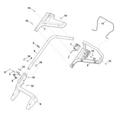 Handle Assembly for Stihl RMA 443.1 C