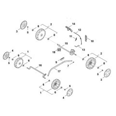 Chassis Assembly for Stihl RMA 443.3