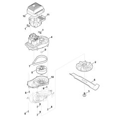 Engine & Blade Assembly