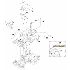 Upper Housing for Stihl RMI 422.0 PC