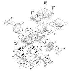 Lower Housing for Stihl RMI 422.1