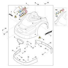 Machine Cover for Stihl RMI 422.2