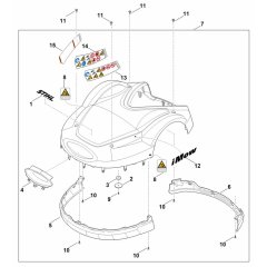 Machine Cover for Stihl RMI 632.0 P