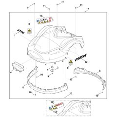 Machine Cover for Stihl RMI 632.1