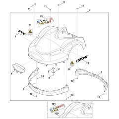 Stihl RMI 632.1 PC Machine Cover