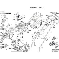 Bosch Rotak 32 LI Assembly