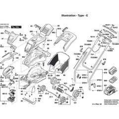 Bosch Rotak 37 LI Ergoflex Parts