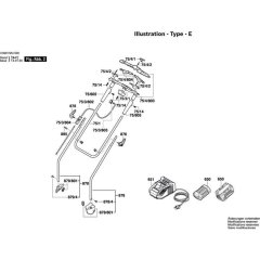 Bosch Rotak 43 LI Assembly