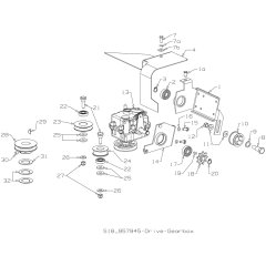 Gearbox Assembly for Masport RR18SP
