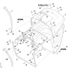 Grass Catcher Bag for Stihl