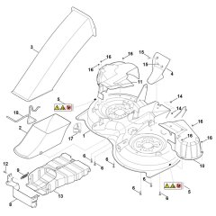 Mowing Deck Housing