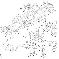 Frame for Stihl RT 5112.1 Z