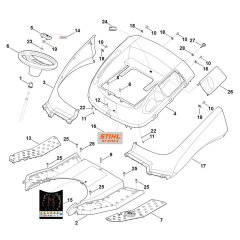 Stihl RT 5112.1 Z Mower Cover
