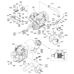 Engine Assembly for Wacker RT82-SC