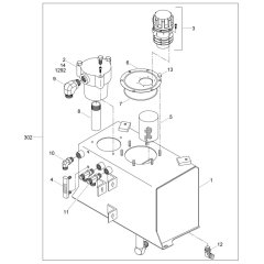 Hydraulic Tank for Wacker RT82-SC