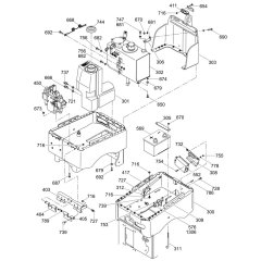 Rear Frame Assembly for RT82-SC