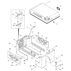 Front Frame for Wacker RT820