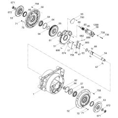 Drum Drive Assembly for Wacker