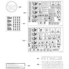 Decals for Wacker RTLx-SC3