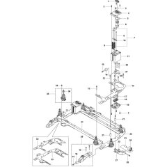 Frame for Husqvarna RZ-43L