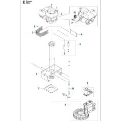 Motor Assembly for Husqvarna S36